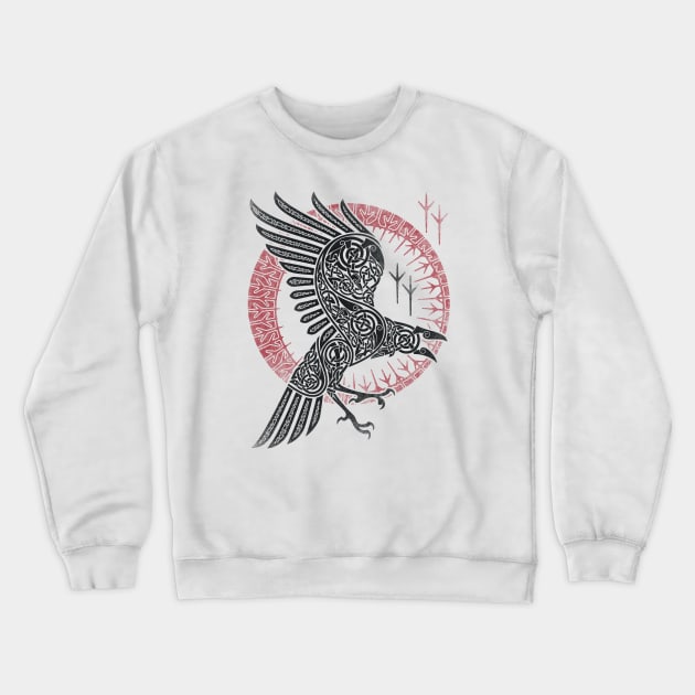 RAGNAR'S RAVEN Crewneck Sweatshirt by RAIDHO